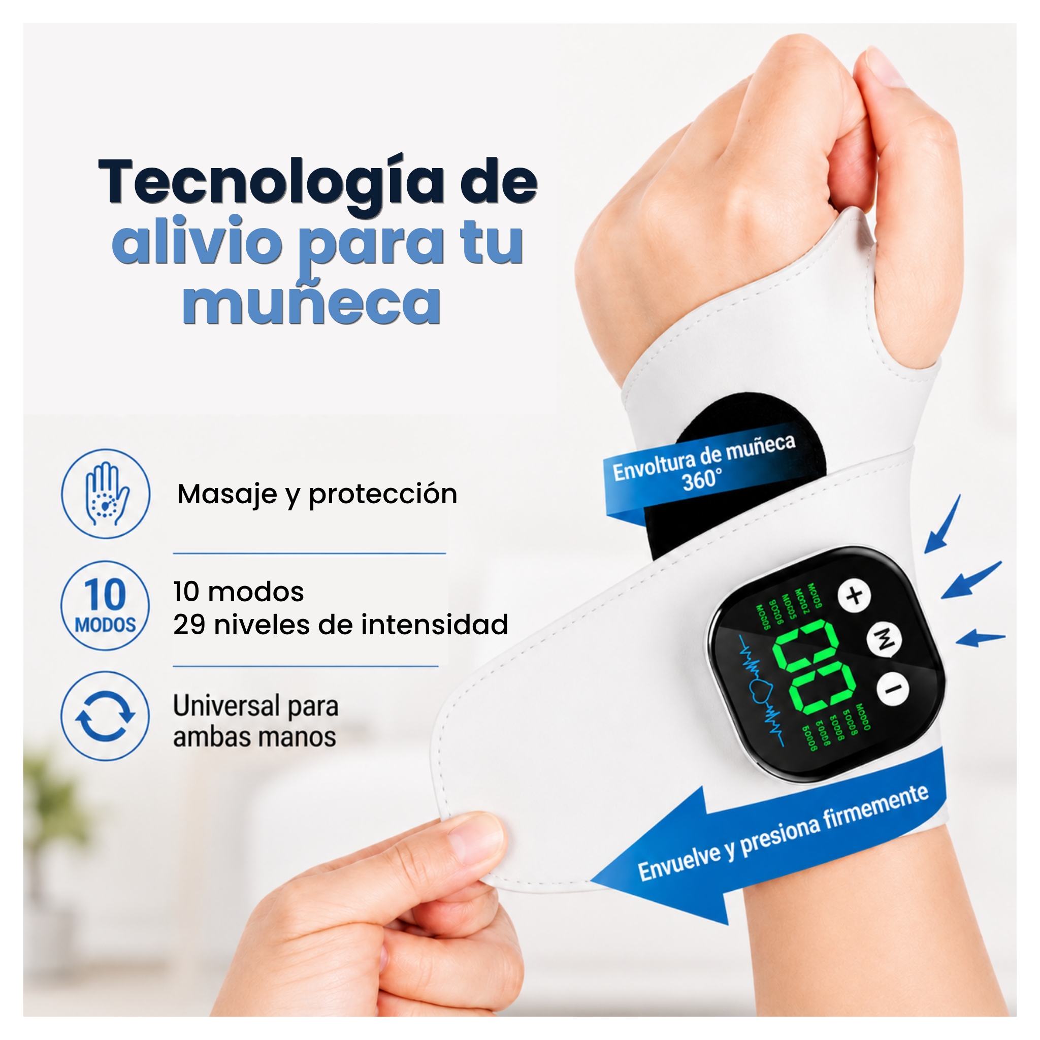 Muñequera terapéutica - Alivia el dolor