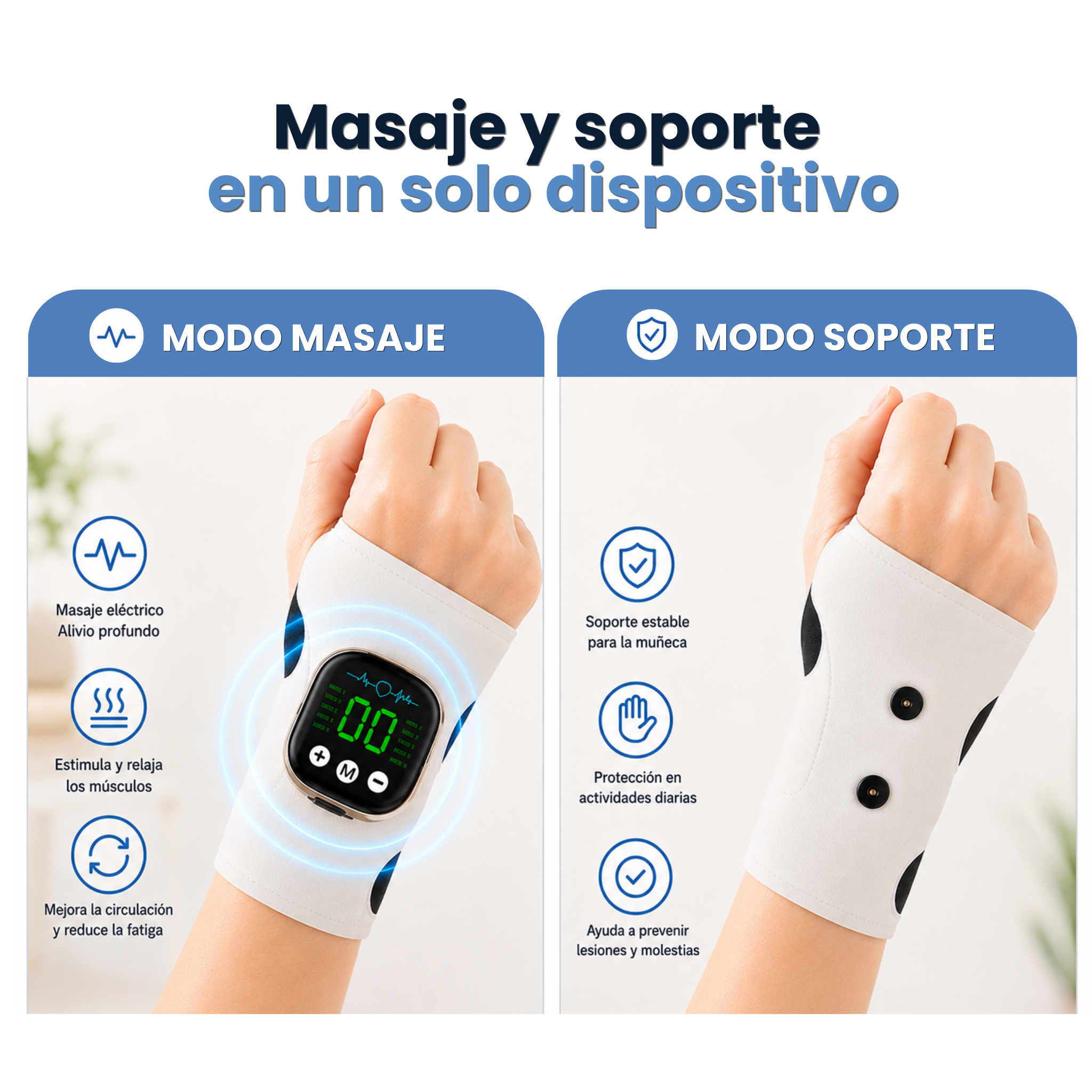 Muñequera terapéutica - Alivia el dolor