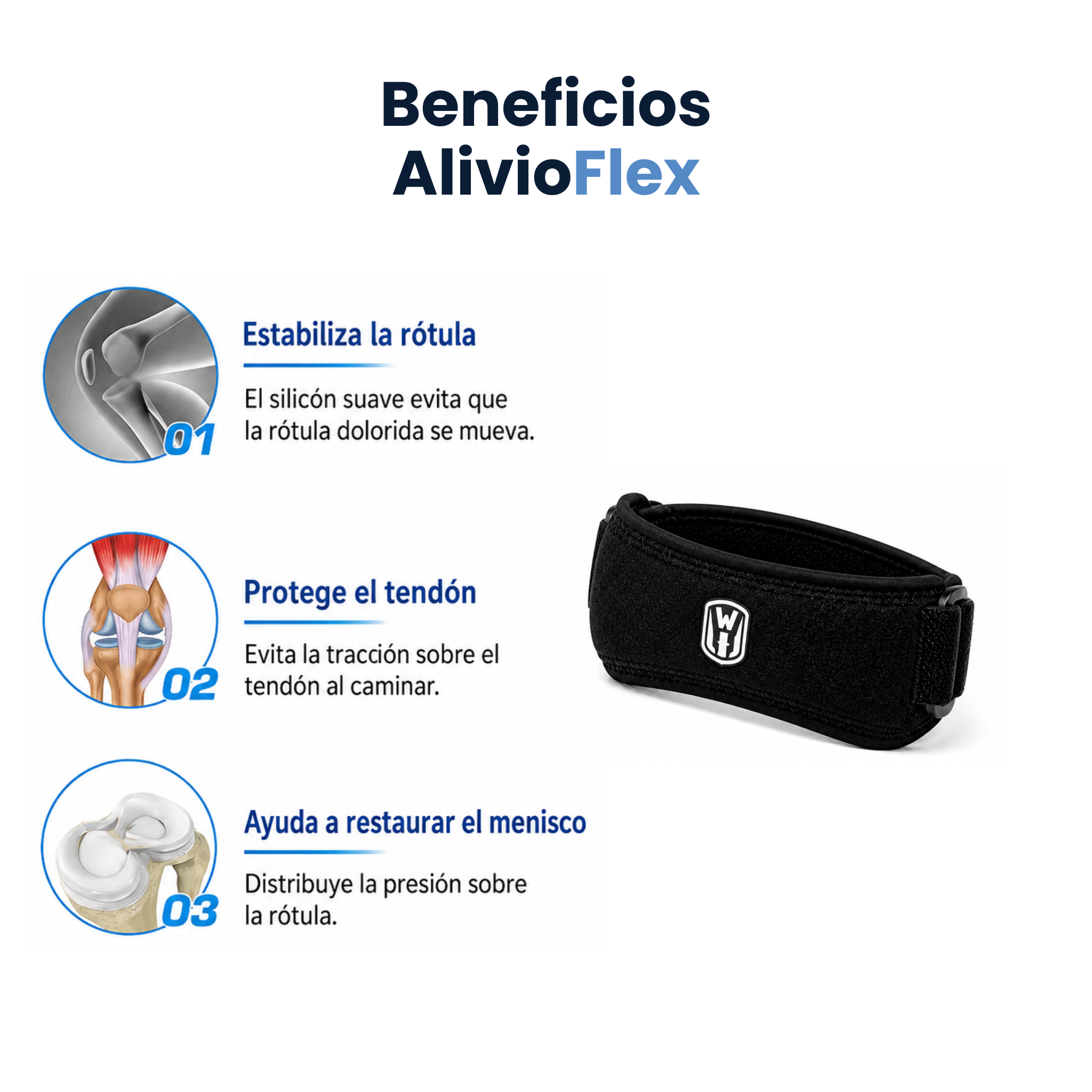 AlivioFlex - Soporte para tu rodilla
